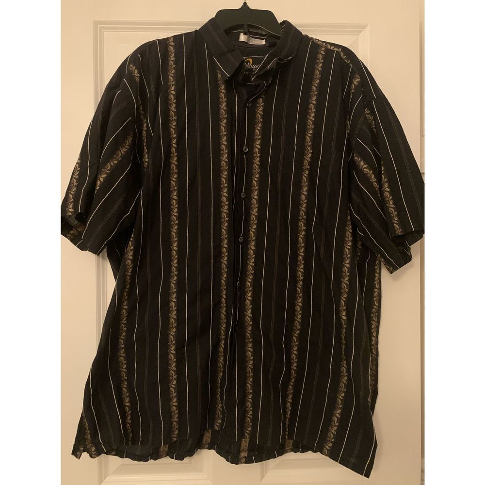 Massoti Mens Button Up Shirt size XXL